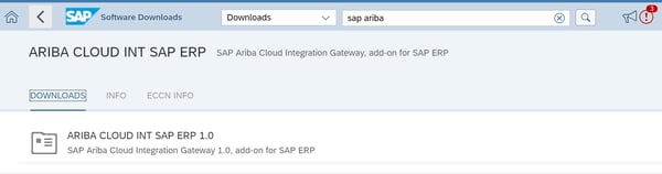 Ariba Cloud Int SAP ERP