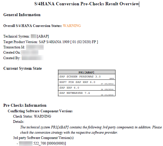 SAP Components_SAP S4HANA_Conversion_Createch